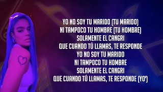 Karol G Nicky Jam Yandel  Yo No Soy Tu Marido Remix Letralyrics [upl. by Assiralc]