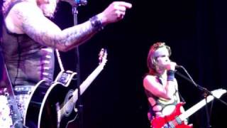 STEEL PANTHER Michael Challenges Satchel to a quotGuitar Offquot [upl. by Anitsrihc]