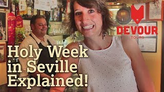 Holy Week in Seville Explained  Devour Seville [upl. by Oicirbaf795]