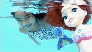 Disney Sing amp Sparkle Mermaid Ariel  LOL amp Mermaid Bath Bombs  Toys Academy [upl. by Airednaxela]