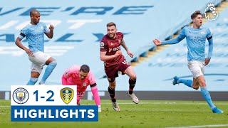 Man City 12 Leeds United  Dallas scores late winner for 10man Leeds  Premier League highlights [upl. by Anhsirk361]