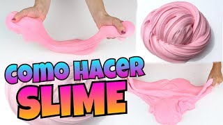 DIY  Como Hacer SLIME  FÁCIL Y SIN BÓRAX  NatyGloss [upl. by Staley]