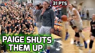 Paige Bueckers SILENCES Feisty Crowd 1 Ranked Player Drops 31 POINTS In Road Test 🤫 [upl. by Renee246]