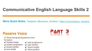 Communicative English Language Skills 2 Chapter 1 Part 3 [upl. by Aicilev265]