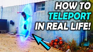 How to Teleport in Real Life Teleportation Superpower [upl. by Dow40]