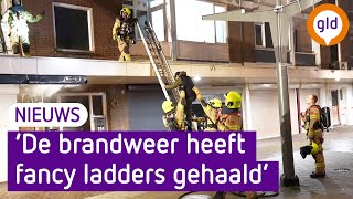 Bewoners GERED na BRAND in appartementencomplex [upl. by Tat199]