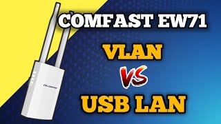 VLAN CONFIGURATION TUTORIAL COMFAST EW71 VERSION 2 [upl. by Cochard792]