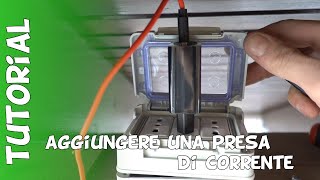 Tutorial installazione presa elettrica esterna fai da te [upl. by Ahsakat]