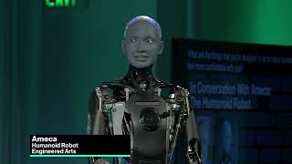 Ameca Says AI Robots Wont Take Human Jobs [upl. by Enttirb]