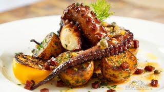 Grilled Spanish Octopus – Bruno Albouze [upl. by Allmon182]