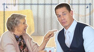 John Cena Teaches Nana Joan The Original John Cena Dance  TheHookOfficial [upl. by Goltz562]