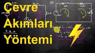 Elektrik Elektronik Mühendisliğine Giriş Ders 19Çevre Akımları Yöntemi Mesh Current Method [upl. by Karee]