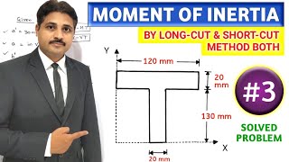 MOMENT OF INERTIA SOLVED PROBLEM 3 IN ENGINEERING MECHANICS  LECTURE 4 [upl. by Bennet598]