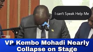 Breaking 😳 Kembo Mohadi Nearly Collapse on Stage [upl. by Ainerbas]