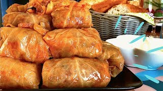 SARMALE  CABBAGE ROLLS TRADITIONAL ROMANIAN FOOD 🇷🇴 [upl. by Adorne]