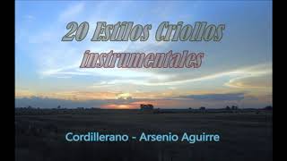 20 Estilos Criollos solo Guitarra Folklore [upl. by Oglesby793]