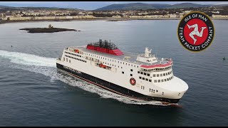 MANXMAN ferry outbound from Douglas [upl. by Renee724]