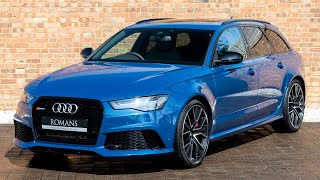 2018 Audi RS6 Avant Performance  Ascari Blue  Walkaround Interior amp Exhaust Sound [upl. by Dori]