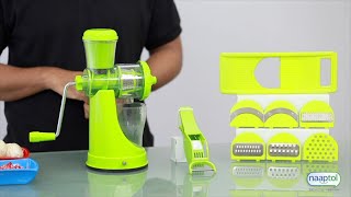 How to use Manual Juicer for everyday fresh juice [upl. by Uhej]