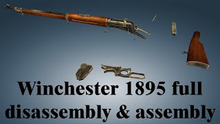 Winchester 1895 full disassembly amp assembly [upl. by Dav495]