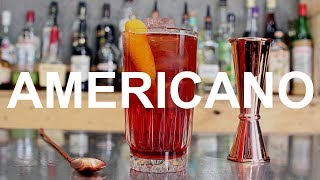 NEGRONI WEEK Americano Cocktail Recipe [upl. by Edik]