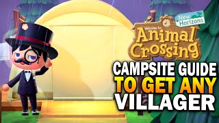 How The Campsite Works To Get Any Villager You Want In Animal Crossing New Horizons [upl. by Odelle]