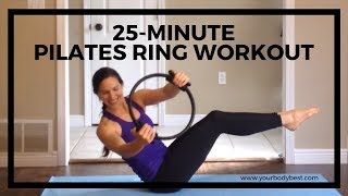 25Minute Full Body Pilates Ring Workout [upl. by Assirt297]