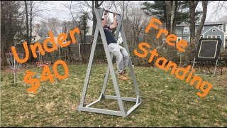 Cheap DIY Pull Up Bar Build [upl. by Killion358]