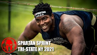 Spartan Race TriState NY Sprint 2021  All Obstacles [upl. by Mloc]