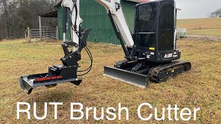 Review RUT 36in Excavator Brush Cutter [upl. by Ahcsat]