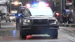 NEW Portland Police Bureau Units Respond Code 3 [upl. by Allbee]