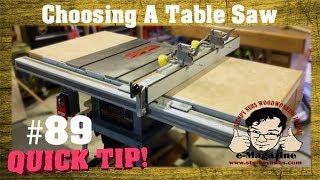 Do you have the wrong table saw A noBS buyers guide [upl. by Ammadis]