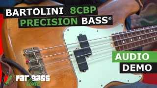 Bartolini 8CBP Precision Bass Pickup Demo [upl. by Anaeel]