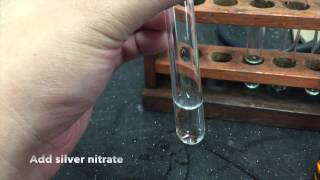 Anion Test  Chloride Ions [upl. by Ainitsirhc]