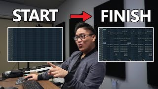 MAKING AN ENTIRE BEAT FROM START TO FINISH IN FL STUDIO Full Beatmaking Process [upl. by Priestley]