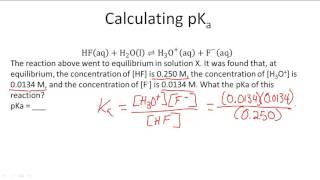 Calculating pKa [upl. by Aliber]