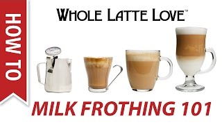 Milk Frothing for Beginners [upl. by Sadoc]