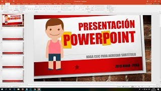 Como hacer una presentación en Power Point [upl. by Olimreh]