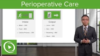 Perioperative Care Fluids and Electrolytes – Surgery  Lecturio [upl. by Ebeohp]