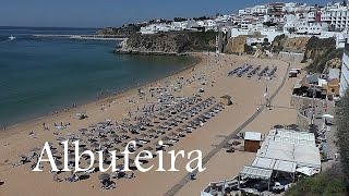 ALGARVE Albufeira town amp beach Portugal [upl. by Hsivat150]