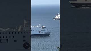 The new Manxman enters Douglas Bay [upl. by Kerwin]