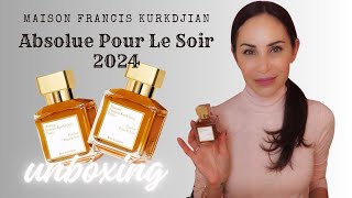 MAISON FRANCIS KURKDJIAN 2024 rerelease ABSOLUE POUR LE SOIR  🌹 [upl. by Yseulta]