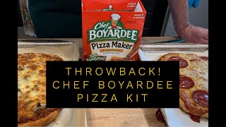 Throwback Chef Boyardee Pizza Kit  Retro Recipe Pizza  Homemade Pizza [upl. by Sida]