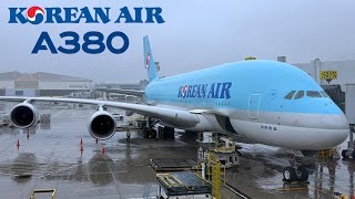 🇺🇸 Los Angeles LAX to Seoul ICN 🇰🇷 Korean Air Airbus A380  FULL FLIGHT REPORT Polar route [upl. by Adnac95]