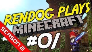 Minecraft Survival Lets Play S2 Episode 1  A Fang Is Born [upl. by Halpern]