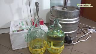 tradycyjny destylator elektryczny potstill z termometrem keg 30l [upl. by Atsilac]