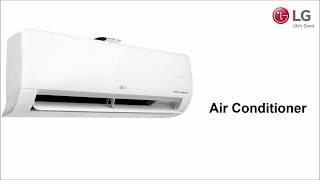 LG Split Air Conditioner Auto Cleaning Function [upl. by Bore844]