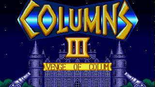 Mega Drive Longplay 530 Columns III Revenge of Columns [upl. by Anallij]