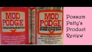 Mod Podge Review Sparkle vs Extreme Glitter [upl. by Carline]