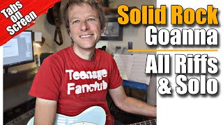 Learn how to play Solid Rock Goanna  Riffs Solo Chords [upl. by Aisyat]